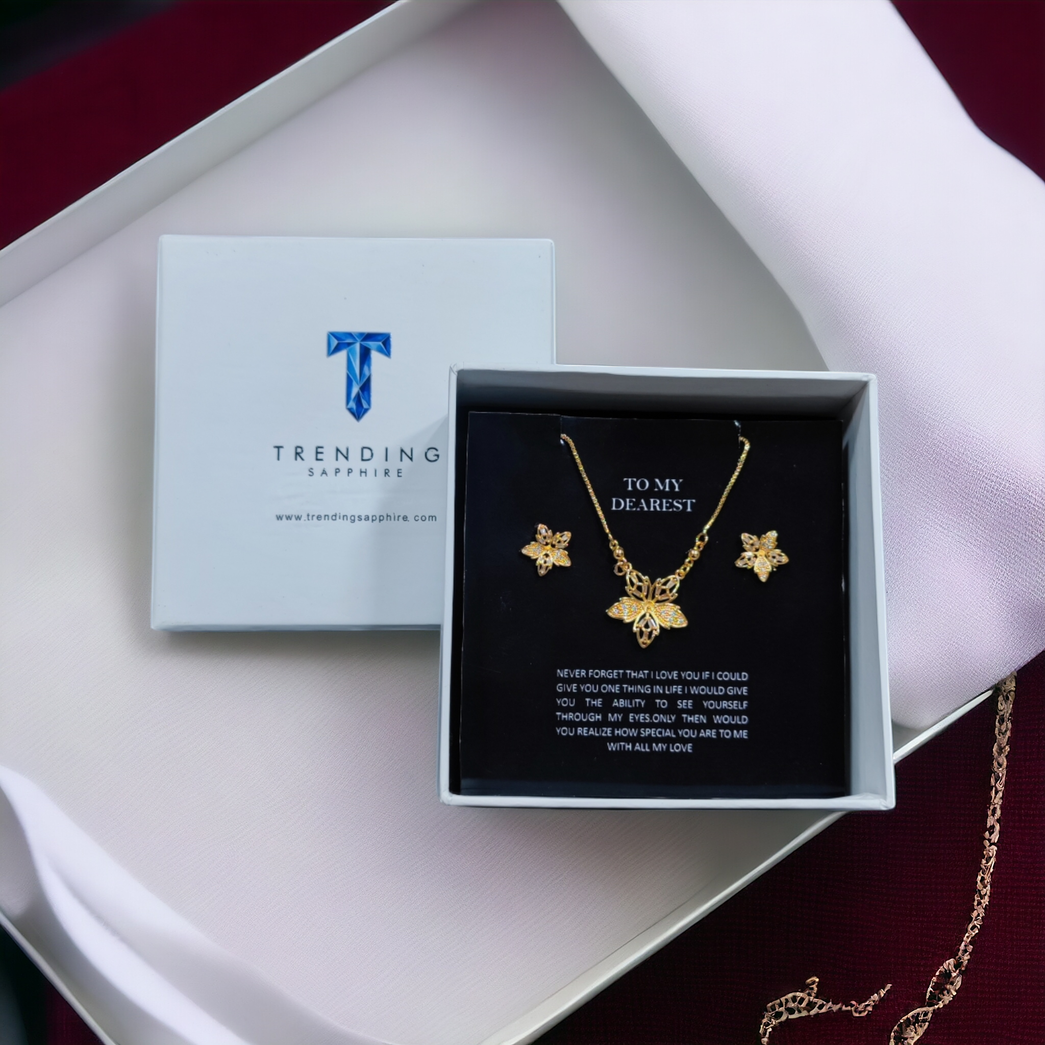 Sapphire Sentiments A Jewelry Collection That Speaks Love" - TS COLLECTIONS