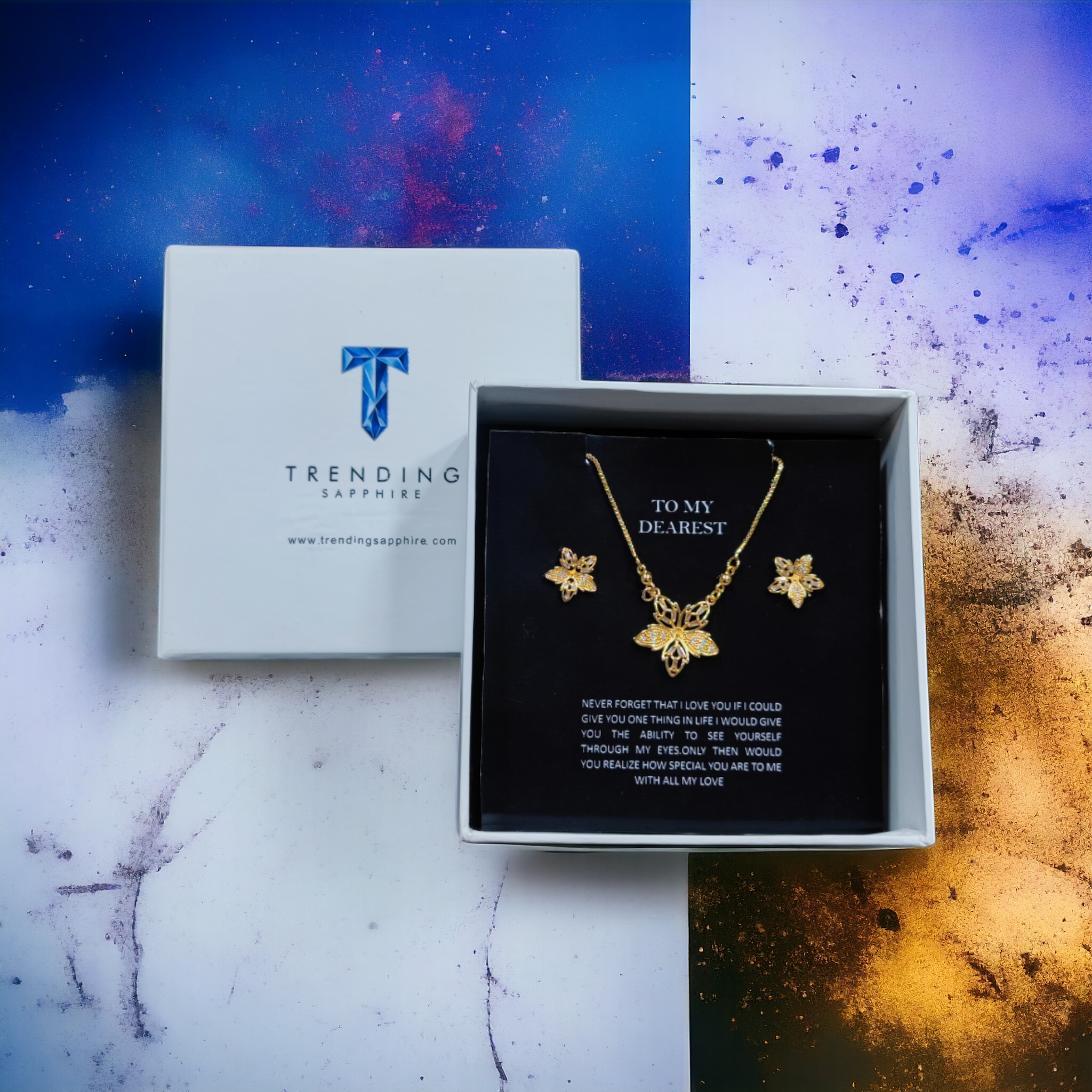 Sapphire Sentiments A Jewelry Collection That Speaks Love" - TS COLLECTIONS