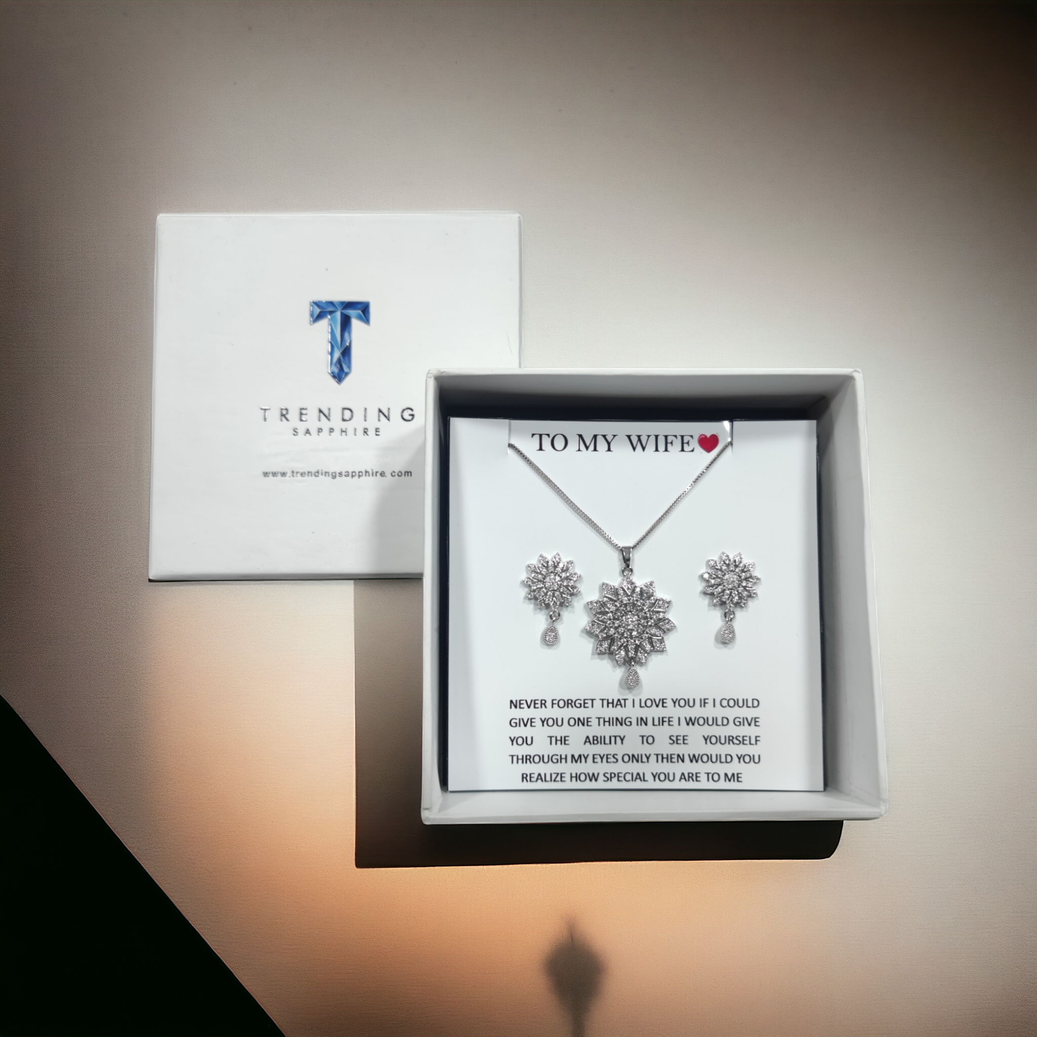 Sapphire Elegance pendant: A Timeless Expression of Love - TS COLLECTIONS