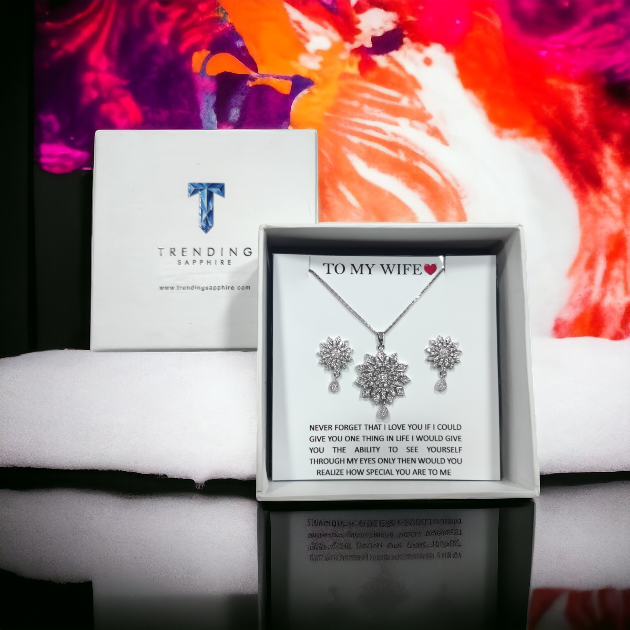 Sapphire Elegance pendant: A Timeless Expression of Love - TS COLLECTIONS