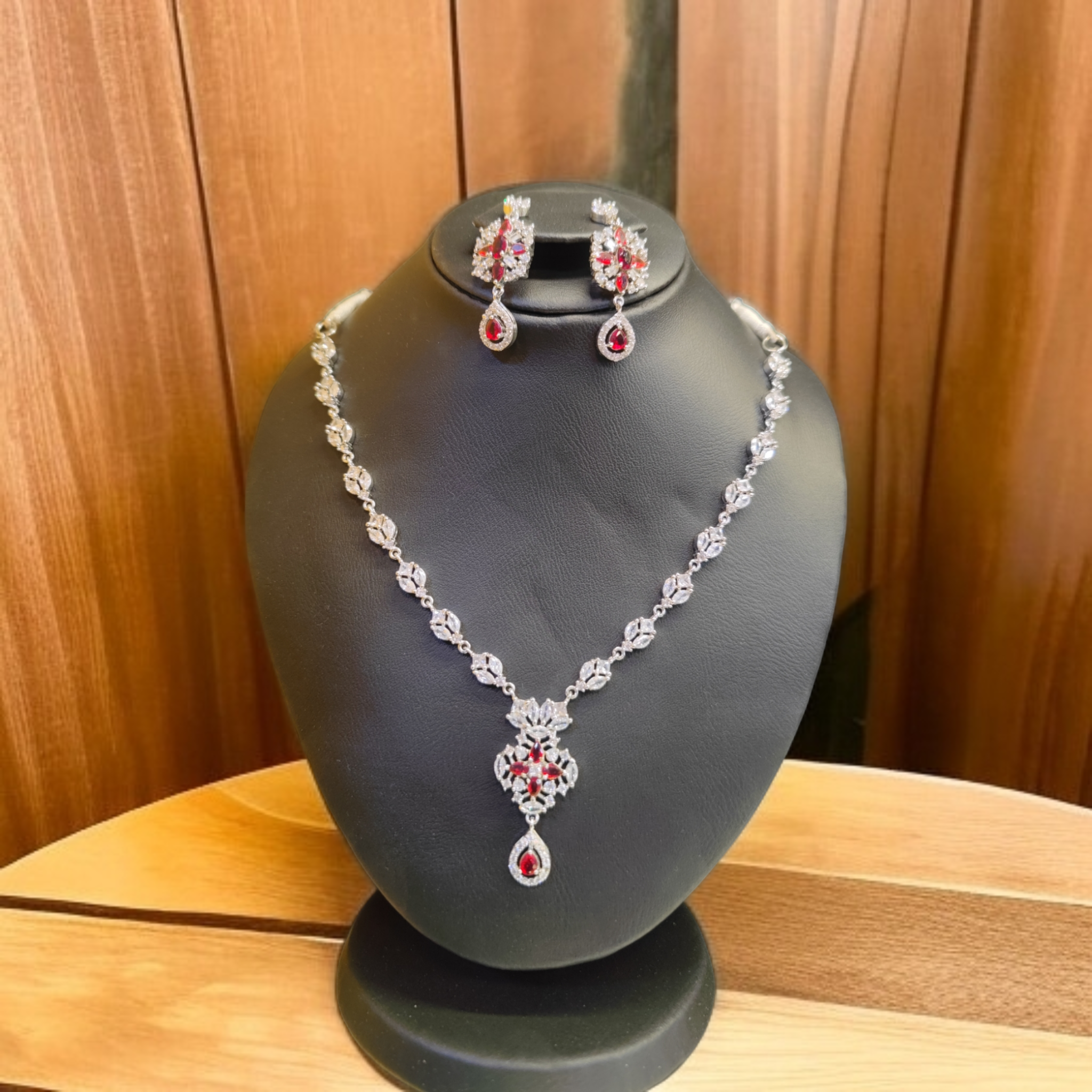 Trendy Sapphire Elegance Necklace - TS COLLECTIONS