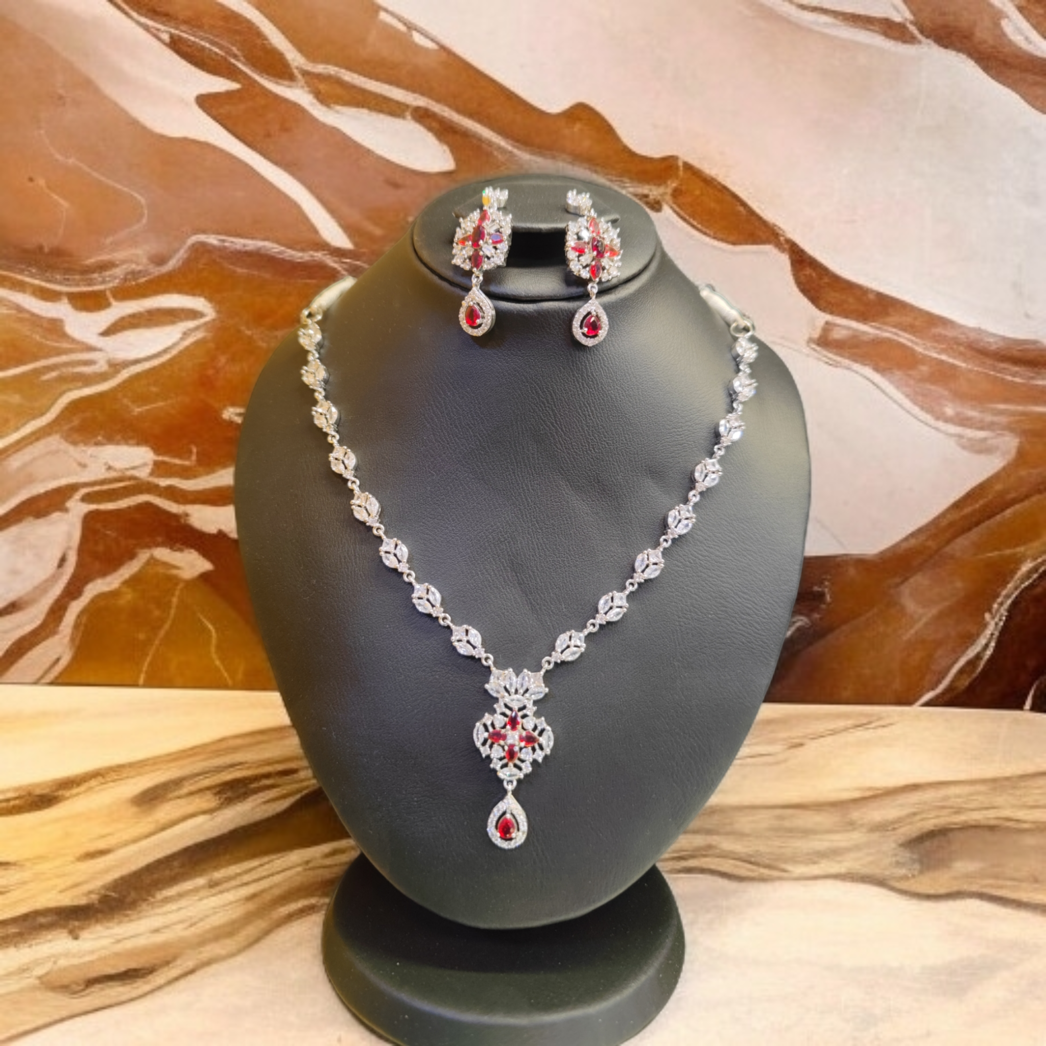 Trendy Sapphire Elegance Necklace - TS COLLECTIONS